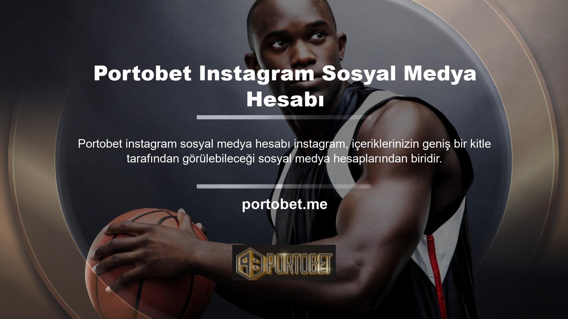 Çünkü Portobet bahis sitesi Instagram kullanıcıları için en kaliteli hesapları oluşturmaktadır