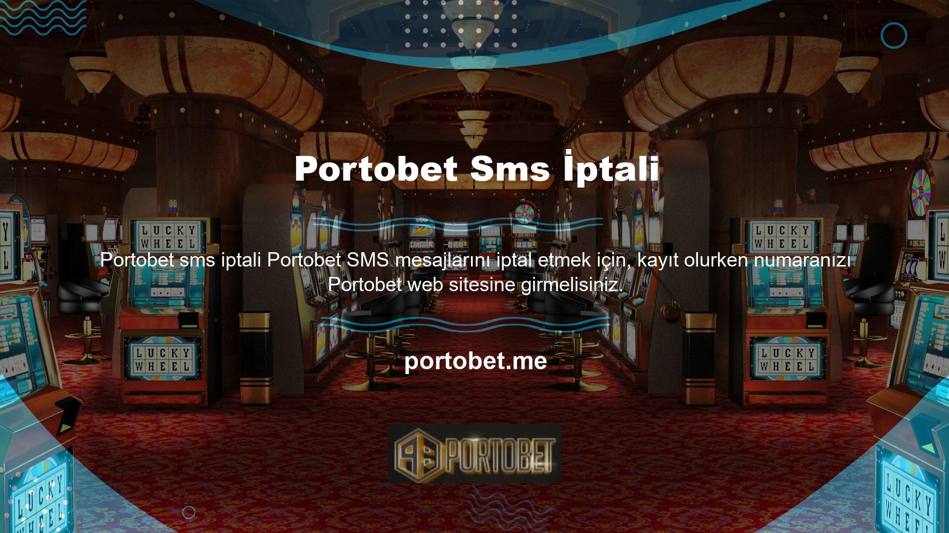 Kayıt bilgileriniz, gönderdikten sonra bir onay SMS' inde kimliğinizi doğrulayan ve Portobet kayıt sürecini tamamlayan onay mesajıyla birlikte görüntülenecektir